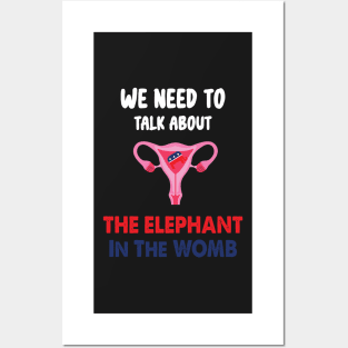 We Need To Talk About The Elephant In The WOMB Retro Posters and Art